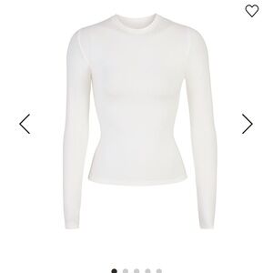 SKIMS cotton jersey long sleeve t-shirt